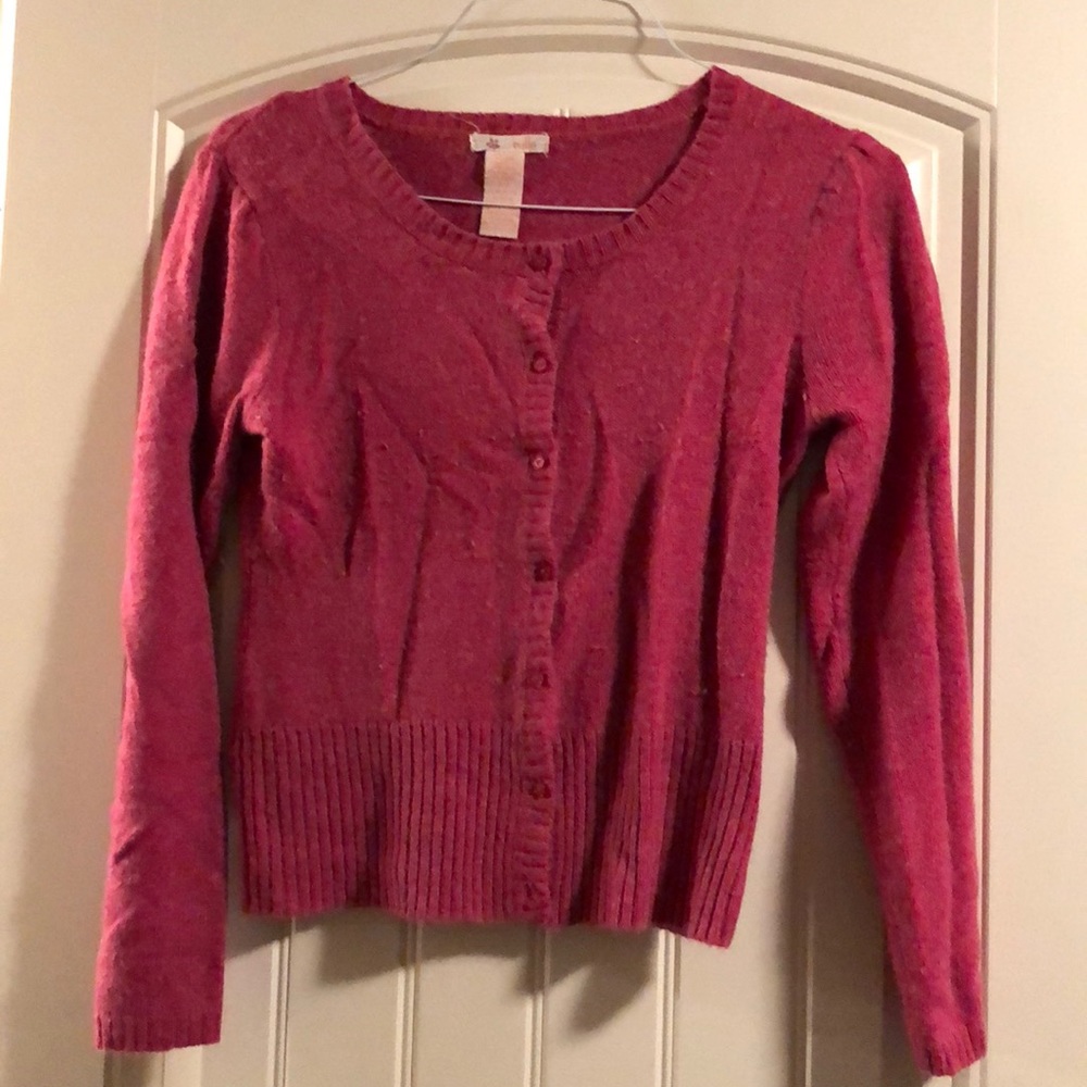 Magenta ModCloth cardigan